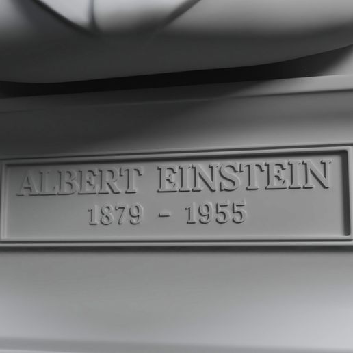 ALBERT_EINSTEIN_BUST_08.jpg Bust of Albert Einstein sticking out his tongue