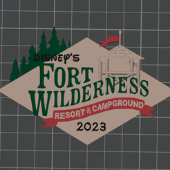 Capture1.png STL-Datei Fort Wilderness Magnet・Modell zum Herunterladen und 3D-Drucken