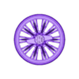 Rim #2 208 diameter 128mm tall with htown logo.stl H-Town Spokes. includes 3 designs. more coming soon...
