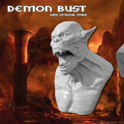 Capture d’écran 2016-12-12 à 20.25.45.png Fichier STL gratuit Demon Buste HD・Design à télécharger et à imprimer en 3D