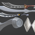 ryuga-sword.png Kamen Rider Ryuki/Ryuga sword advent full life size cosplay props 3D printable STL file