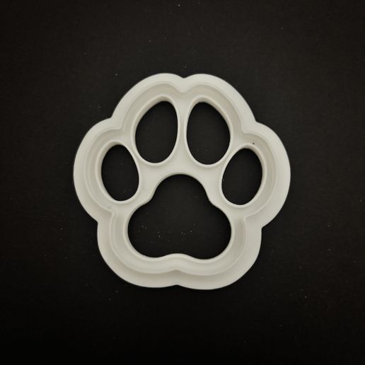Dog paw Cookie Cutter – STL for Cookies, Fondant & Polymer Clay
