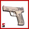 cults-special-13.jpg Pistol Smith & Wesson M&P 2.0 Prop Replica Fake Training Gun