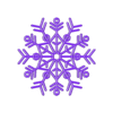 snowflake_set3_4.STL floco de neve