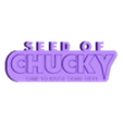BlackWhiteRed - Seed of Chucky.stl 3D MULTICOLOR LOGO/SIGN - Chucky Movie Titles Megapack