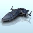 41.jpg Nereidis spaceship 38 - Battleship Vehicle SF Science-Fiction