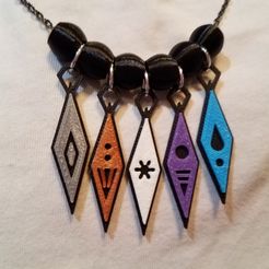 20191127_151334.jpg STL file Element Pendants (Frozen 2)・3D printing design to download