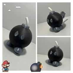 Paper Bob-omb container