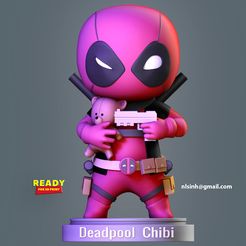 Deadpool_Chibi_fix.jpg 3D file Deadpool Chibi・3D printable design to download