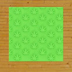 untitled.png STL-Datei COOKIE CUTTER Marihuana-Texturgeber・3D-Druck-Idee zum Herunterladen