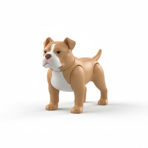 Model 130 PLAYMOBIL Dog - 3D model önizlemesi