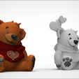 untitled.380.png Valentine's Day Bear 2 x 1 Heart without support