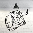 elephant.jpg bull line art Wall Sculpture 2D