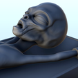85.png Alien on operating table with baby-alien (11) (+ pre-supported version & rounded base) - SF Warhordes ET extraterrest Confrontation