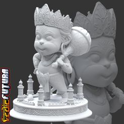 SQ-1-2.jpg Chibi-Hanuman the Mighty - [Easy Paint]