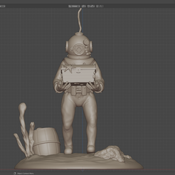 DeepDiver_2022_01.png STL-Datei Der Tieftaucher・Modell zum Herunterladen und 3D-Drucken