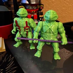 TMNT Raphael 1988 Articulated Print-in-Place