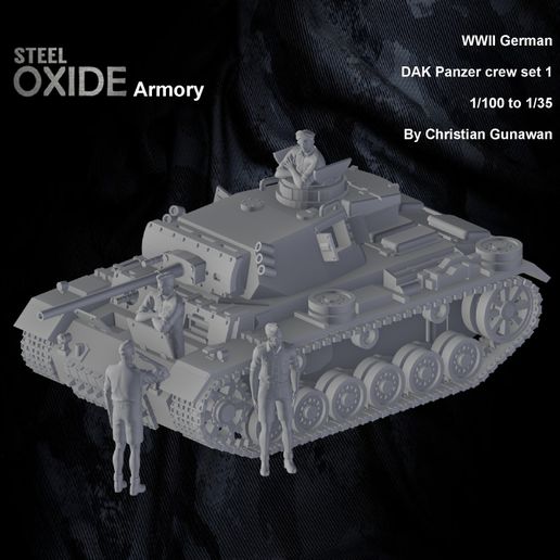 a01bdb4b-08d3-4c07-a130-bdcf7fd7575d.jpg Conjunto 1 de tripulação Panzer DAK da Segunda Guerra Mundial