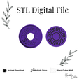24.png Greek Imprint Polymer Clay Cutter, Digital STL File, Instant Download, STL file for 3D Printer,Sharp Edges, 6 sizes, #228