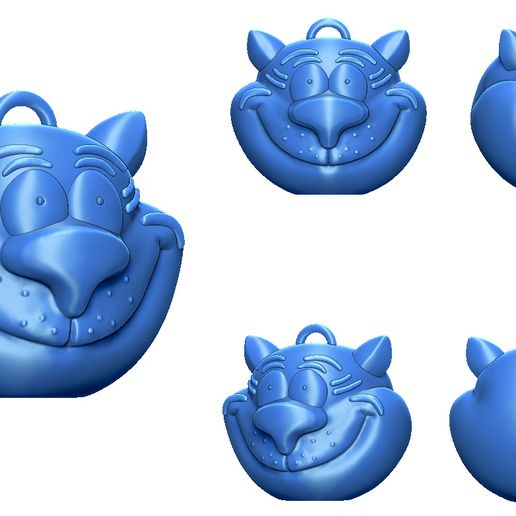 JPG4.jpg Download STL file Christmas ball Tiger • 3D printing template, Giordano_Bruno