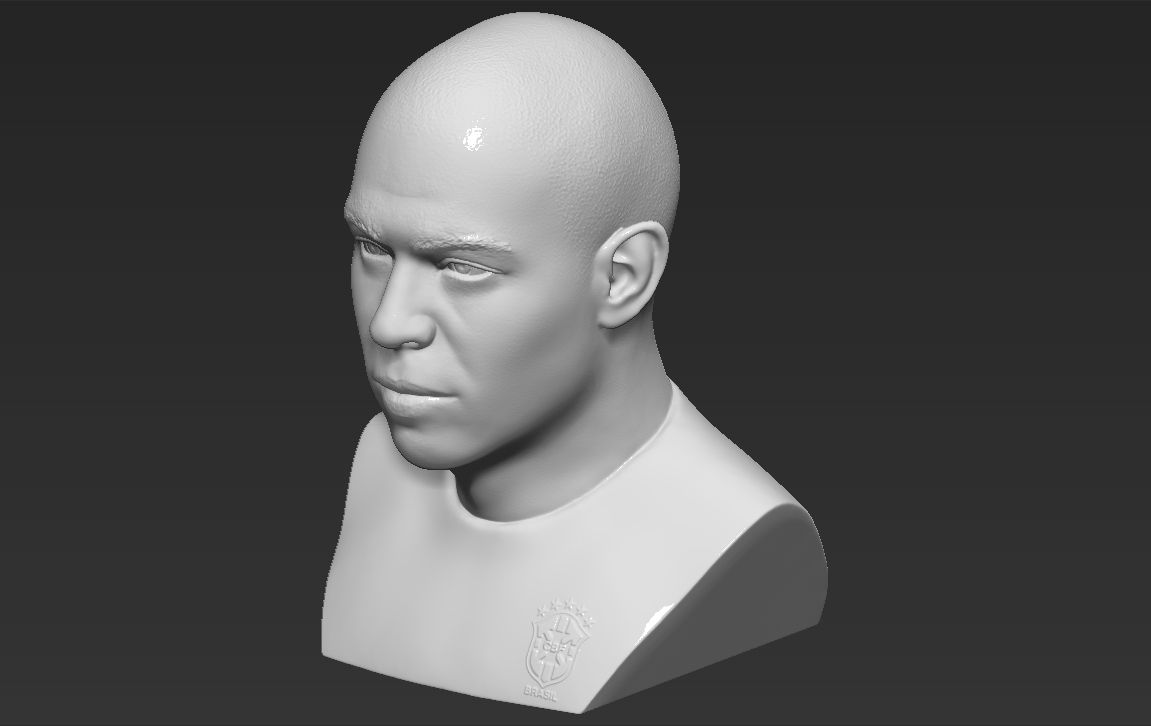 13.jpg 3D file Ronaldo Nazario Brazil bust 3D printing ready stl obj formats・3D printable model to download, PrintedReality