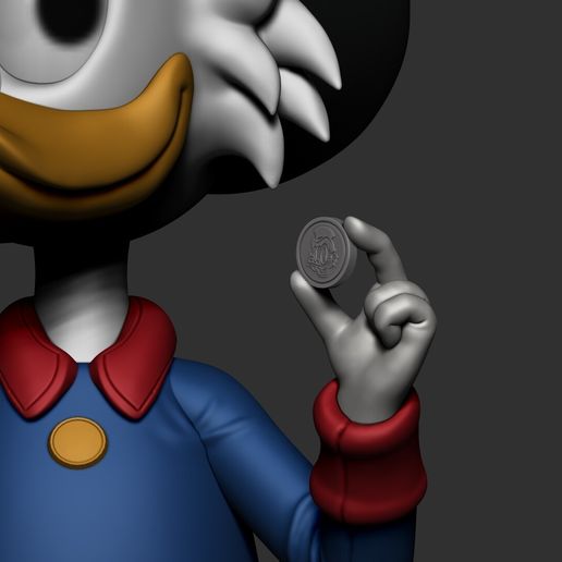 Download file Uncle Scrooge Fan Art • 3D printing model ・ Cults