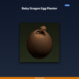 01_hero.png Jardinière d'œufs de bébé dragon - Fichier STL imprimable en 3D