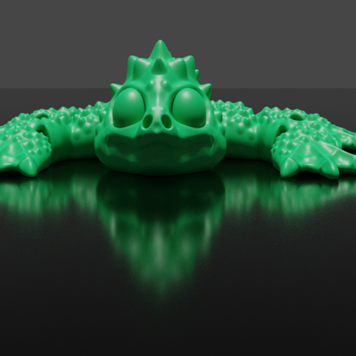Screenshot-2024-04-14-211438.png Lézard articulé / Dragon Flexi - Support libre - Print in Place