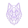 LOUP v1.stl Geometric wolf