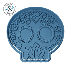 skull_04_8cm_2pc_C.png Archivo STL Cráneo redondeado (no4) - Cortador de galletas - Fondant - Arcilla polimérica・Diseño de impresión en 3D para descargar