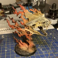 Burning CarnoSkull Spell