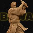 122623-StarWars-ObiWan-E1-Sculpture-image-000.jpg YOUNG OBI WAN SCULPTURE - TESTED AND READY FOR 3D PRINTING
