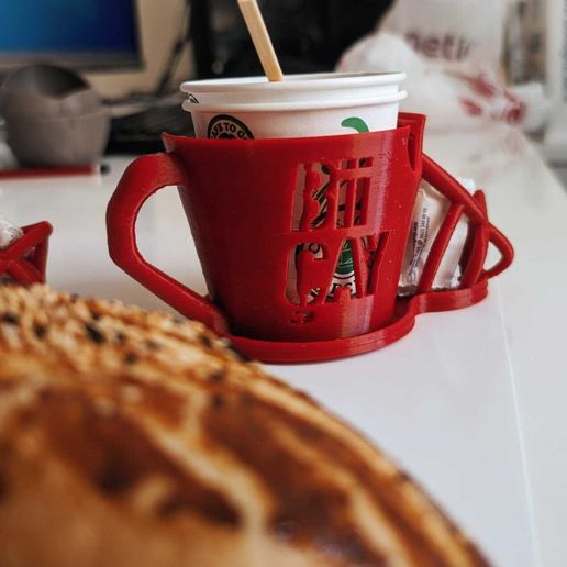 Bii Tea | Bii Çay | Presentation Paper Cup Holder 3D model