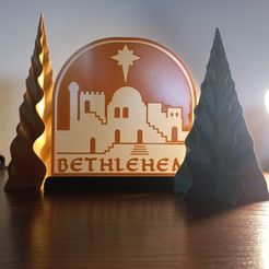20221204_134705.jpg Free STL file CHRISTIAN ORNAMENT - BETHLEHEM・3D printing template to download