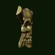 2.jpg Fichier STL Crâne en relief biohazard・Design pour impression 3D à télécharger, 3DPrintArt