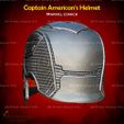 4.jpg Captain American Helmet From Marvel comics - Fan Art 3D print model