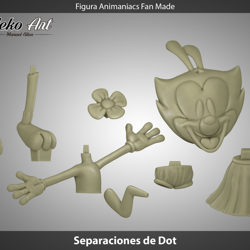 separaciones2.png Figure Animaniac Fan Made 3D print model