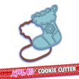STOCKING B.jpg XMAS - SET OF 7 COOKIE AND FONDANT CUTTERS