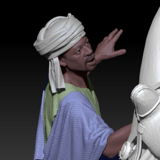 🤴 Wise King helper 1 (horse not included)・ STL File for 3D printing・Cults