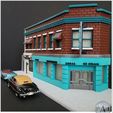 004.jpg 3D file BACK TO THE FUTURE INSPIRED- LOU'S CAFE 1/64 SCALE - HOT WHEELS COMPATIBLE・3D printing design to download