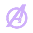 A_AVENGERS.stl Letters and Numbers AVENGERS / LOS VENGADORES VENGADORES Letters and Numbers | Logo