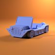 3Q_Av.jpg Low Poly - Mini Moke Schlüsselanhänger