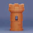 Tower-4.jpg Castle Tower 3D Printable Model