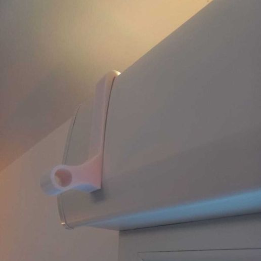 rod holder for roller shutter box