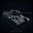 T-34-76-prototype_front.jpg STL file T-34/76 for assembling - with workable tracks・3D print model to download