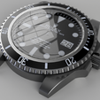 Submariner-v15.png Relógio de parede Rolex Submariner