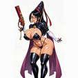 Bayoneta_p.png Bayonetta Pin-up Stylized - Figurine 3D Coleccionable Adulto