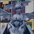 Morrigan-42.jpg Morrigan & Lilith - 3D Printable Statue (1:6 Scale)