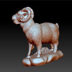 sheep1.jpg Download free STL file goat • 3D print object, stlfilesfree