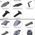Beyond_Phaser_Part_List_1.jpg Star Trek - Part 1 - 11 Printable models - STL - Commercial Use